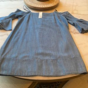 Blue Rair light weight denim dress NWT, bought at Francesca's